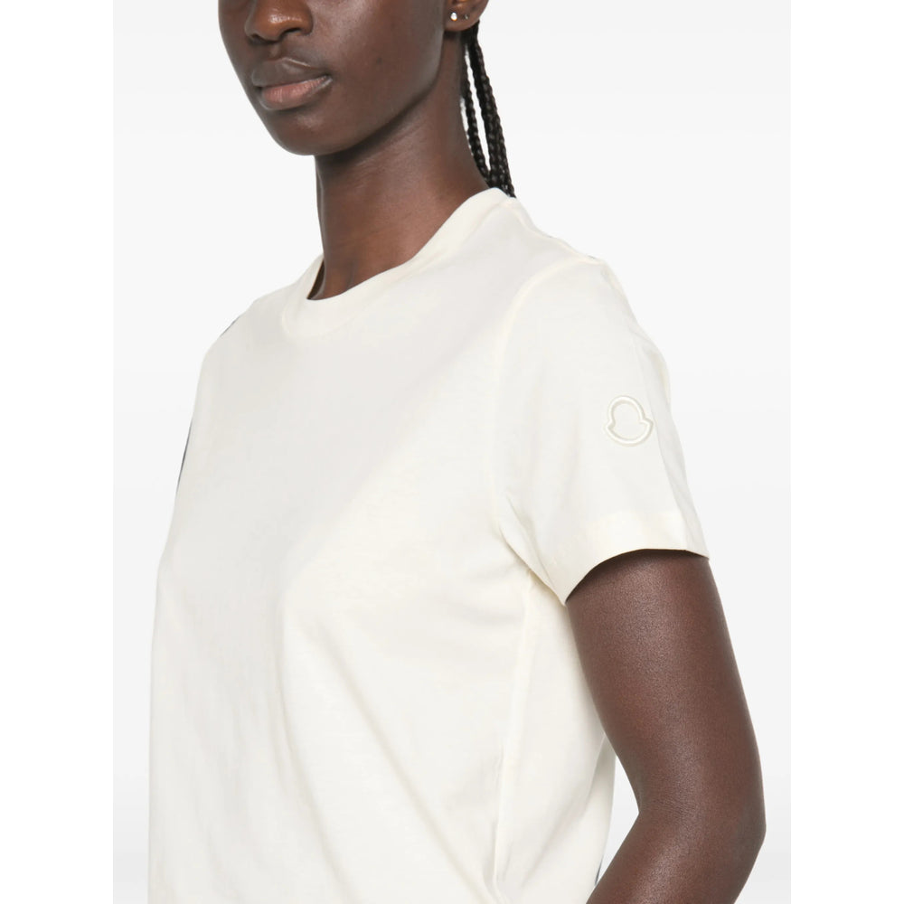 Moncler Neutrals Tops - T-Shirts & Jerseys Women MONCLER