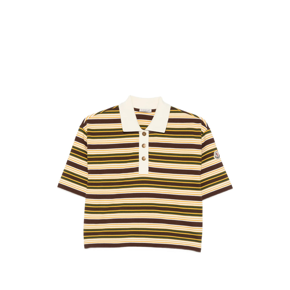 Moncler Brown Tops - Polo Tops Women MONCLER