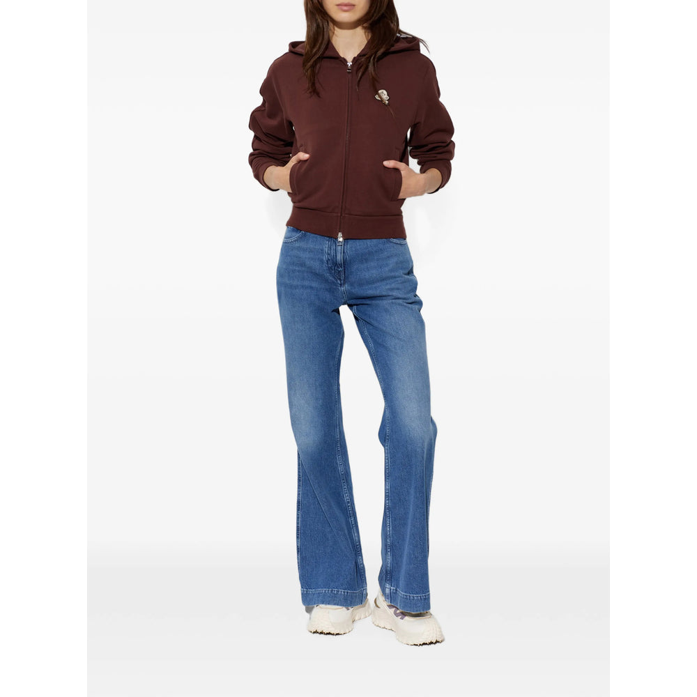 Moncler Blue Denim - Wide-Leg Jeans Women MONCLER