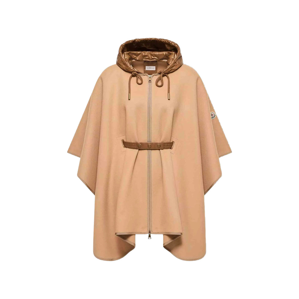 Moncler Neutrals Coats - Capes Women MONCLER