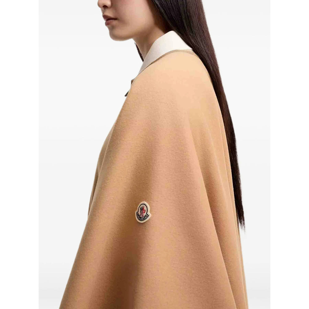Moncler Neutrals Coats - Capes Women MONCLER