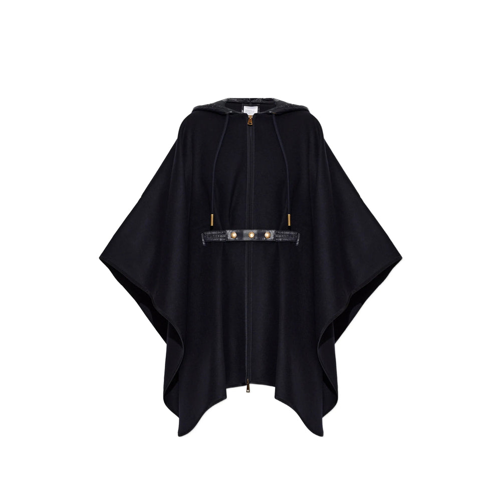Moncler Blue Jackets - Capes & Ponchos Women MONCLER