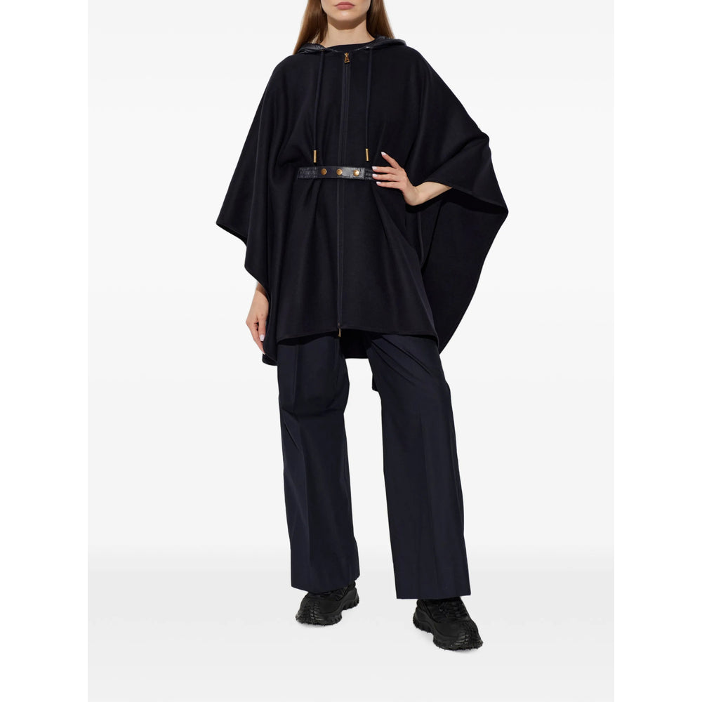 Moncler Blue Jackets - Capes & Ponchos Women MONCLER