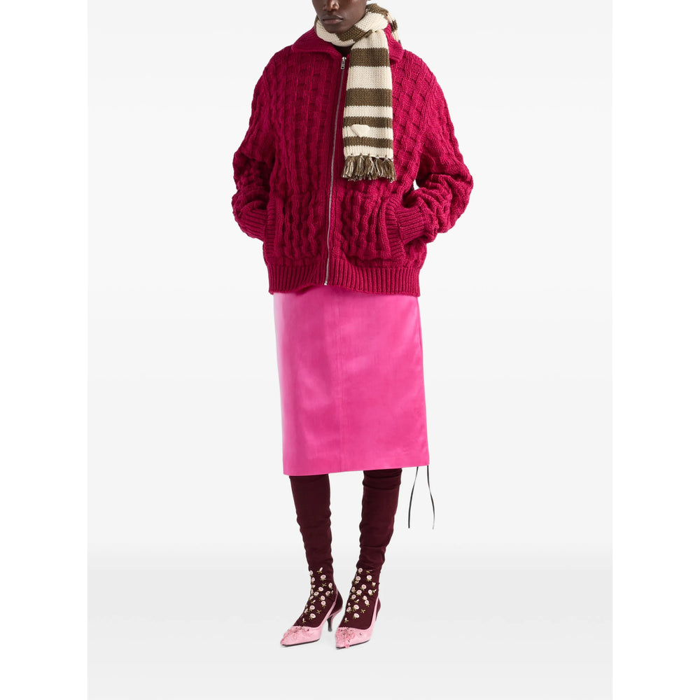 Prada Pink Knitwear - Cardigans Women PRADA