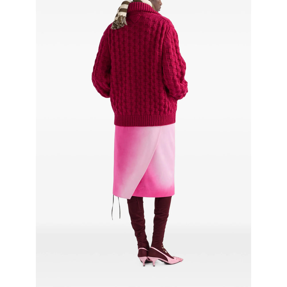 Prada Pink Knitwear - Cardigans Women PRADA