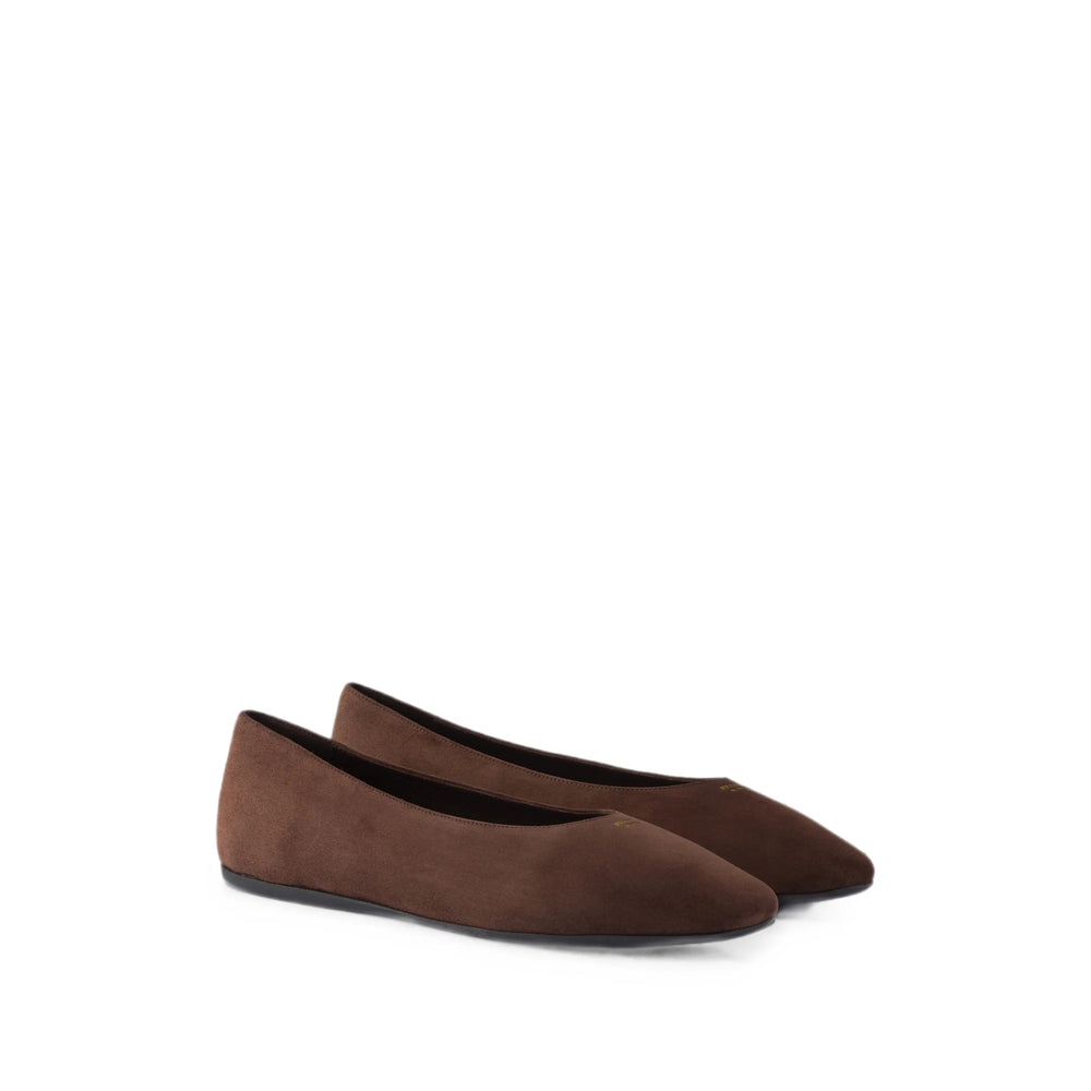 Prada Brown Ballet Flats Women PRADA