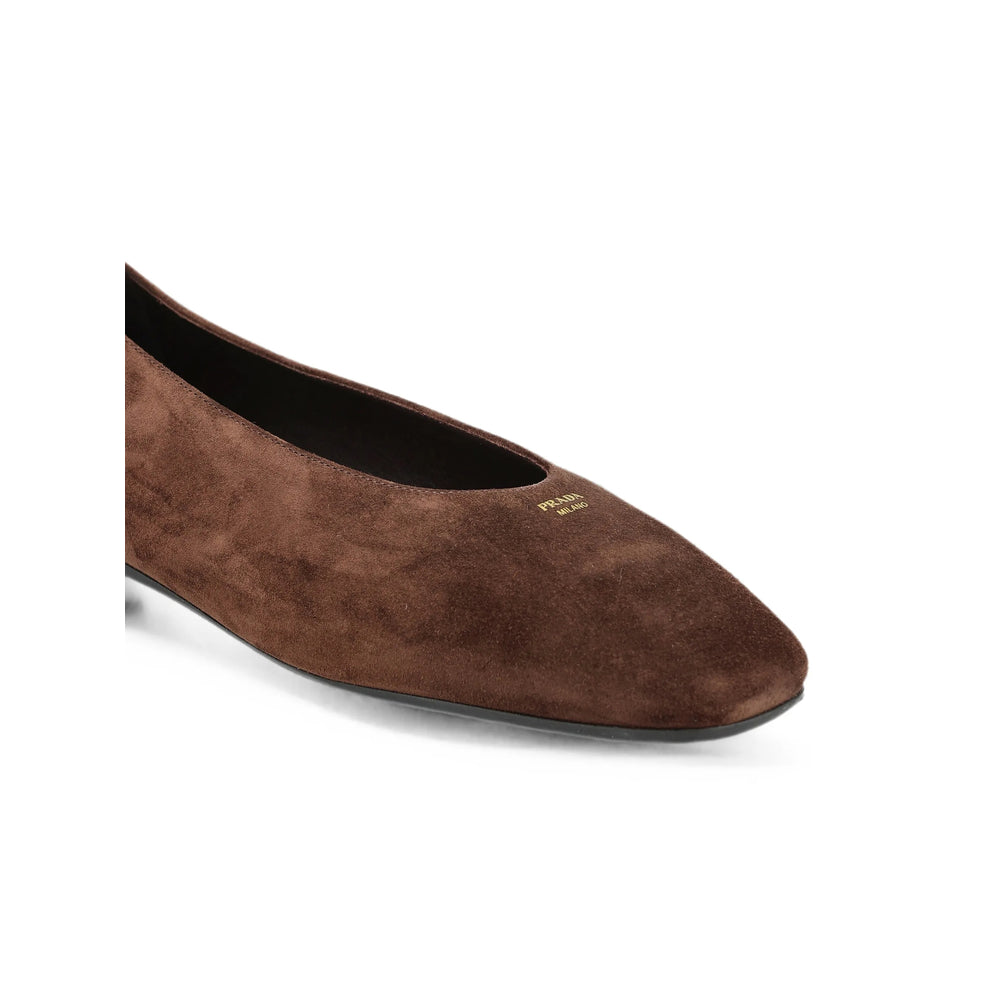 Prada Brown Ballet Flats Women PRADA