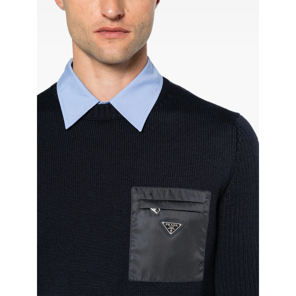 Prada Blue Sweaters & Knitwear - Jumpers Men PRADA