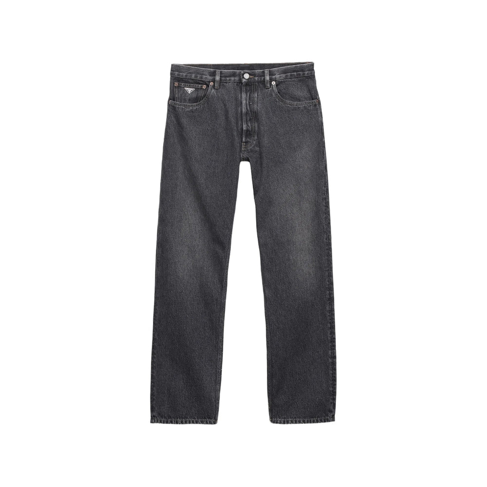 Prada Grey Denim - Regular & Straight-Leg Jeans Men PRADA