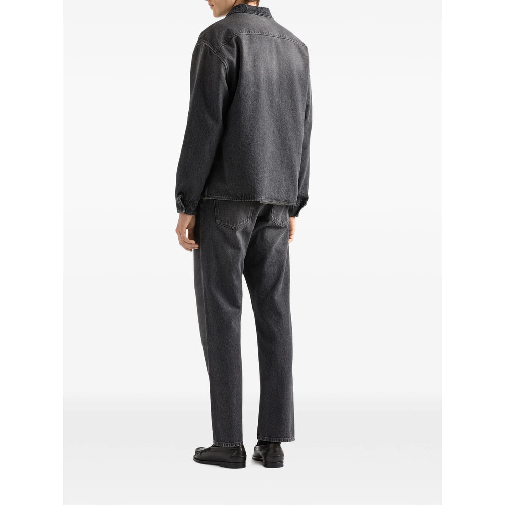 Prada Grey Denim - Regular & Straight-Leg Jeans Men PRADA