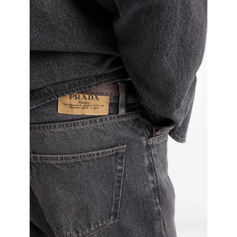 Prada Grey Denim - Regular & Straight-Leg Jeans Men PRADA
