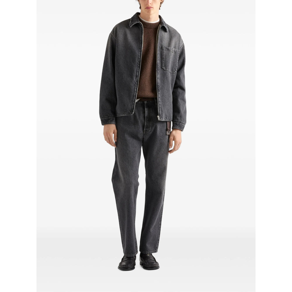 Prada Black Jackets - Shirt Jackets Men PRADA