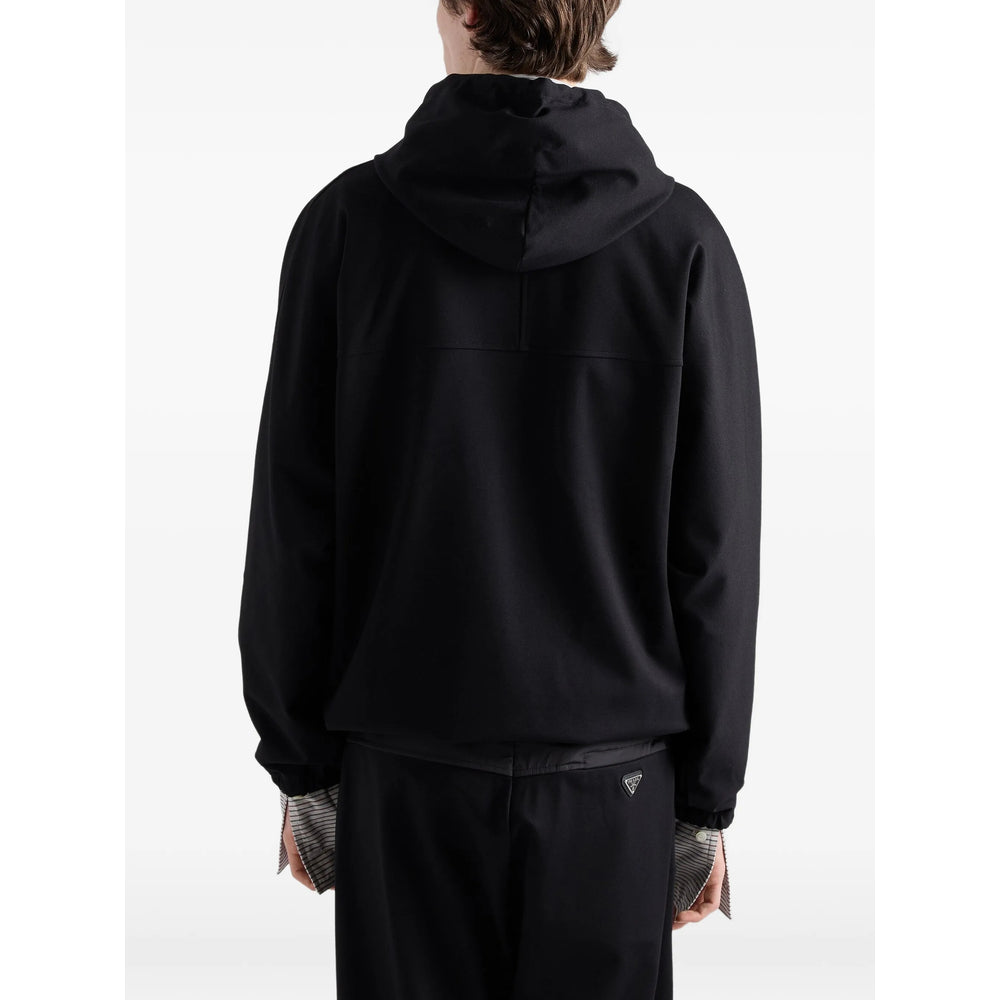Prada Black Sweaters & Knitwear - Hoodies Men PRADA