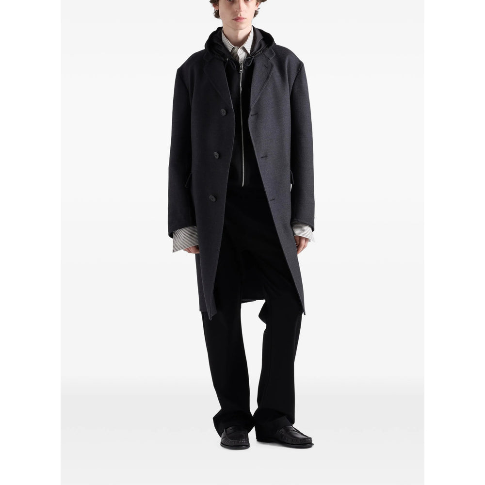 Prada Black Sweaters & Knitwear - Hoodies Men PRADA