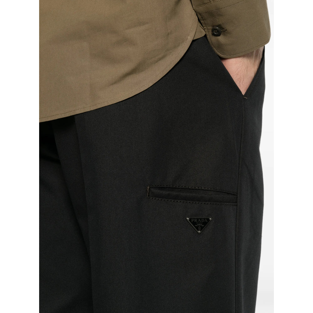 Prada Black Trousers - Tailored Trousers Men PRADA