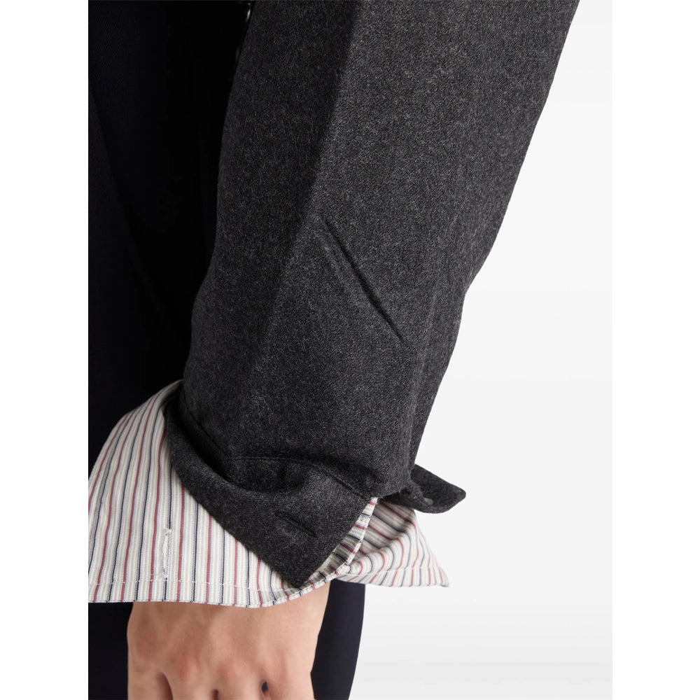 Prada Grey Jackets - Shirt Jackets Men PRADA