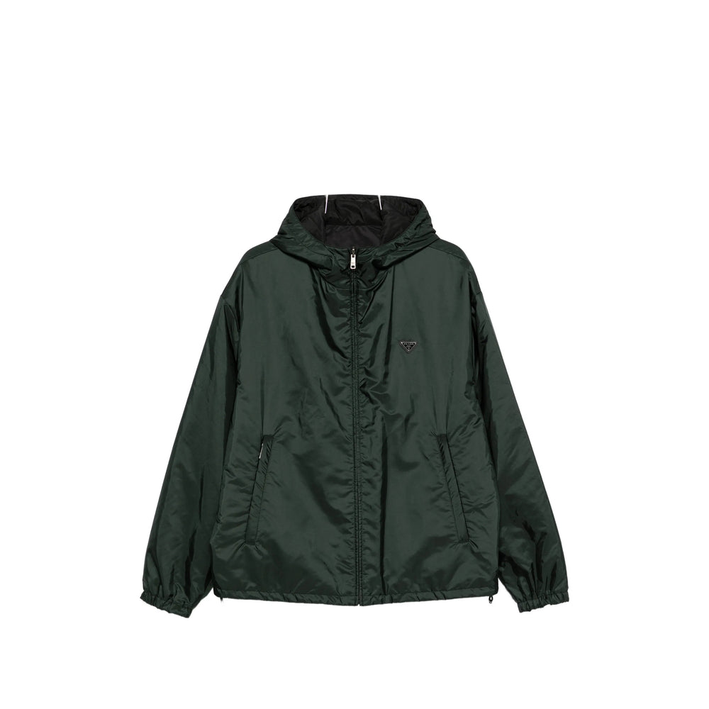 Prada Green Jackets - Hooded Jackets Men PRADA