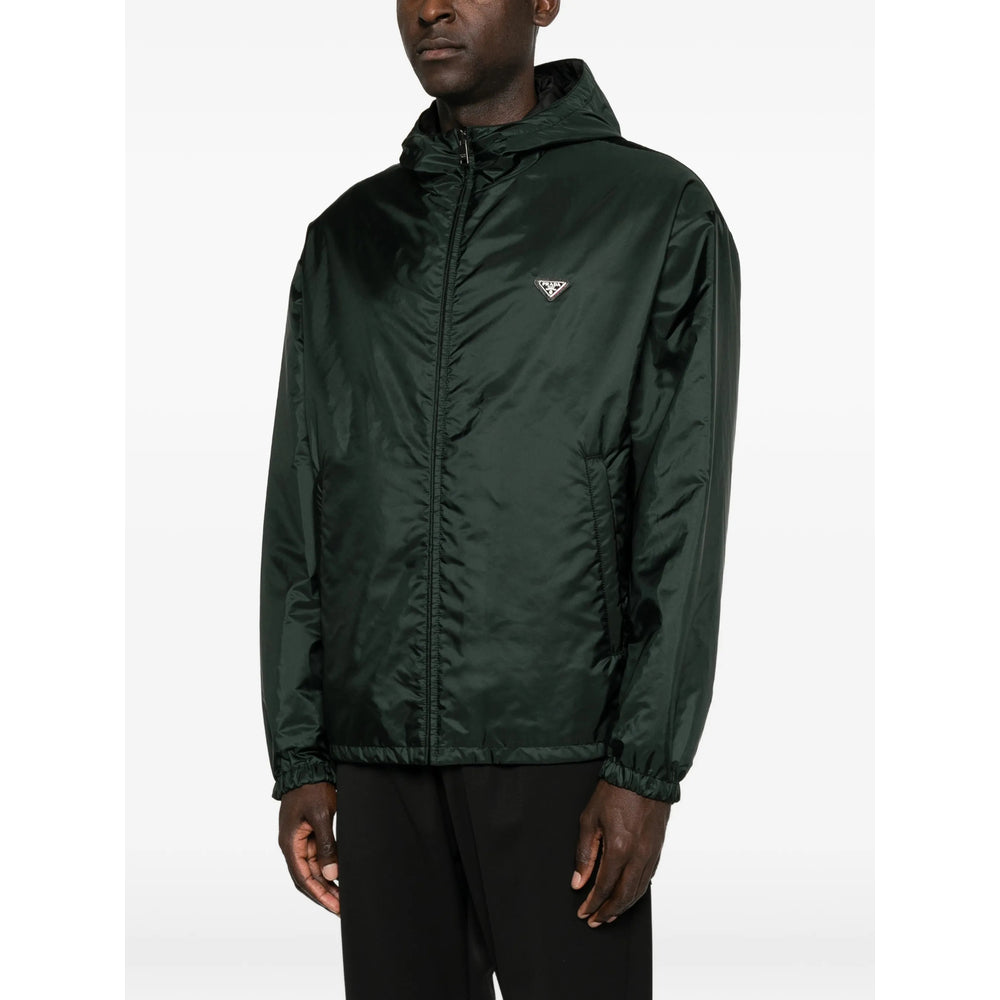 Prada Green Jackets - Hooded Jackets Men PRADA