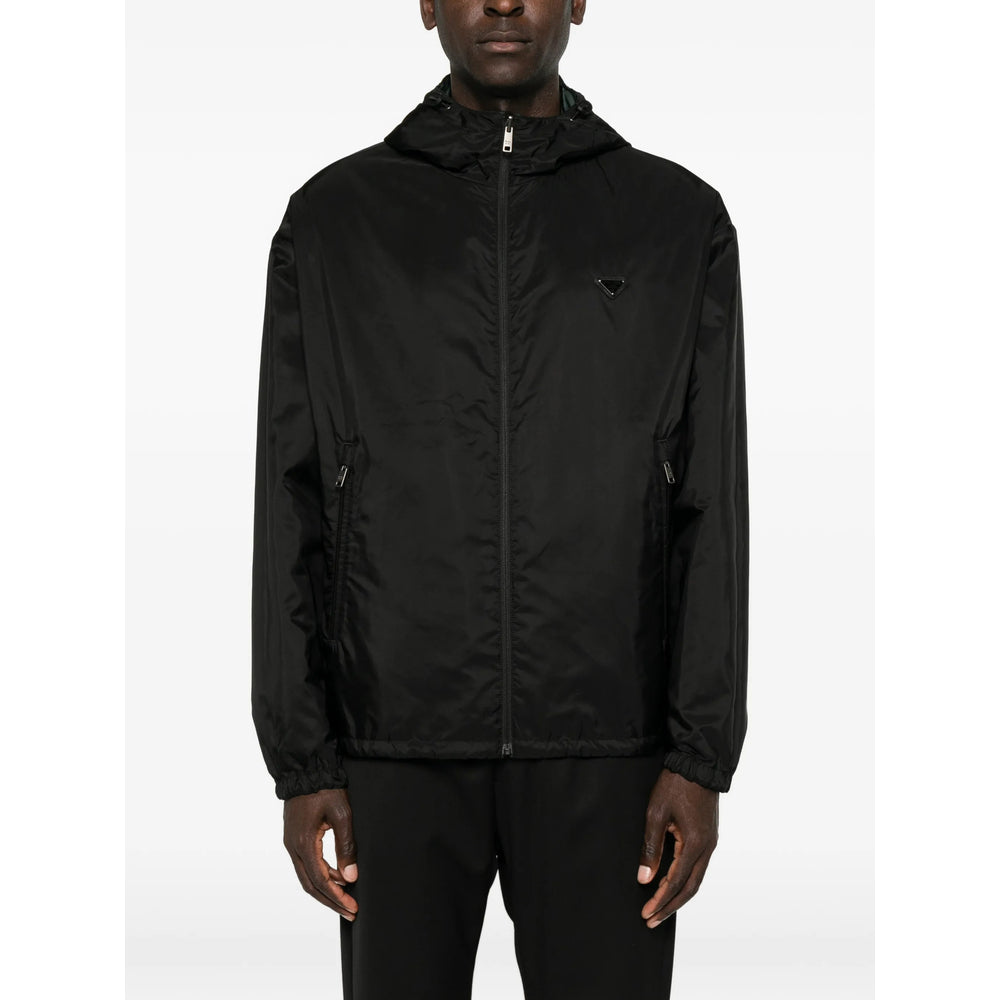 Prada Green Jackets - Hooded Jackets Men PRADA