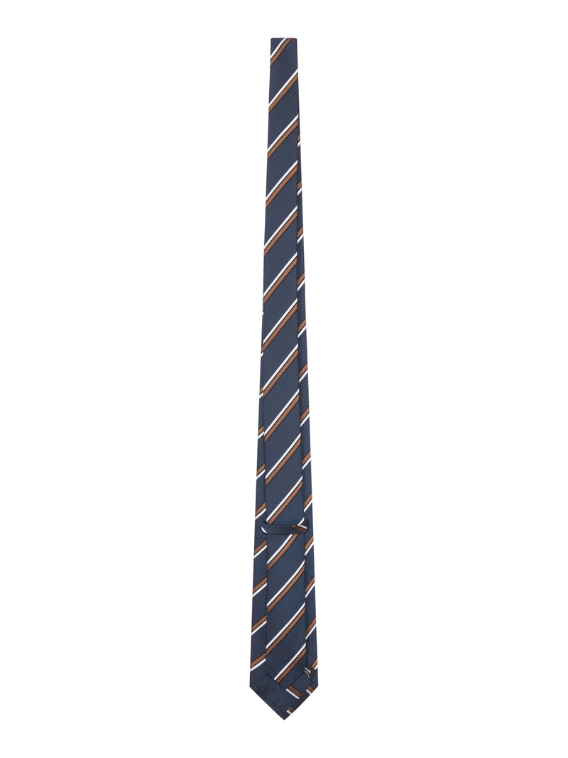 Kiton Men Diagonal Striped Tie KITON