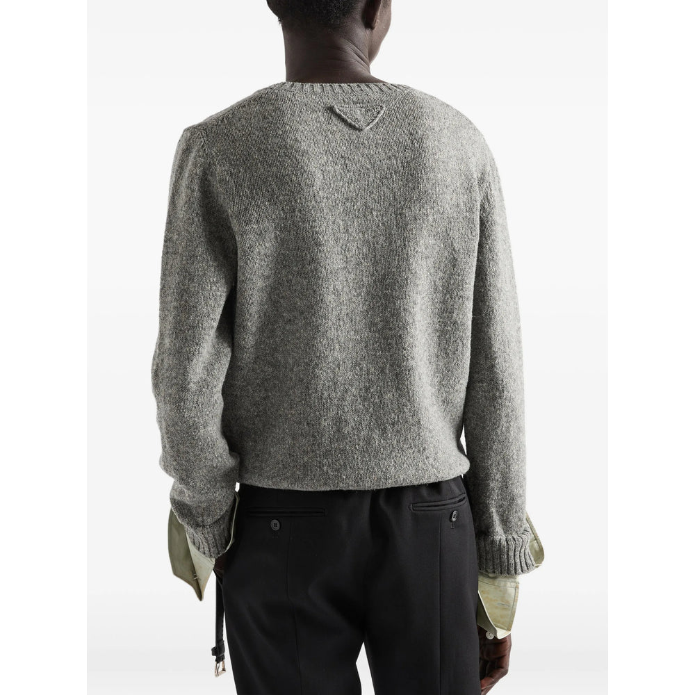 Prada Grey Sweaters & Knitwear - Jumpers Men