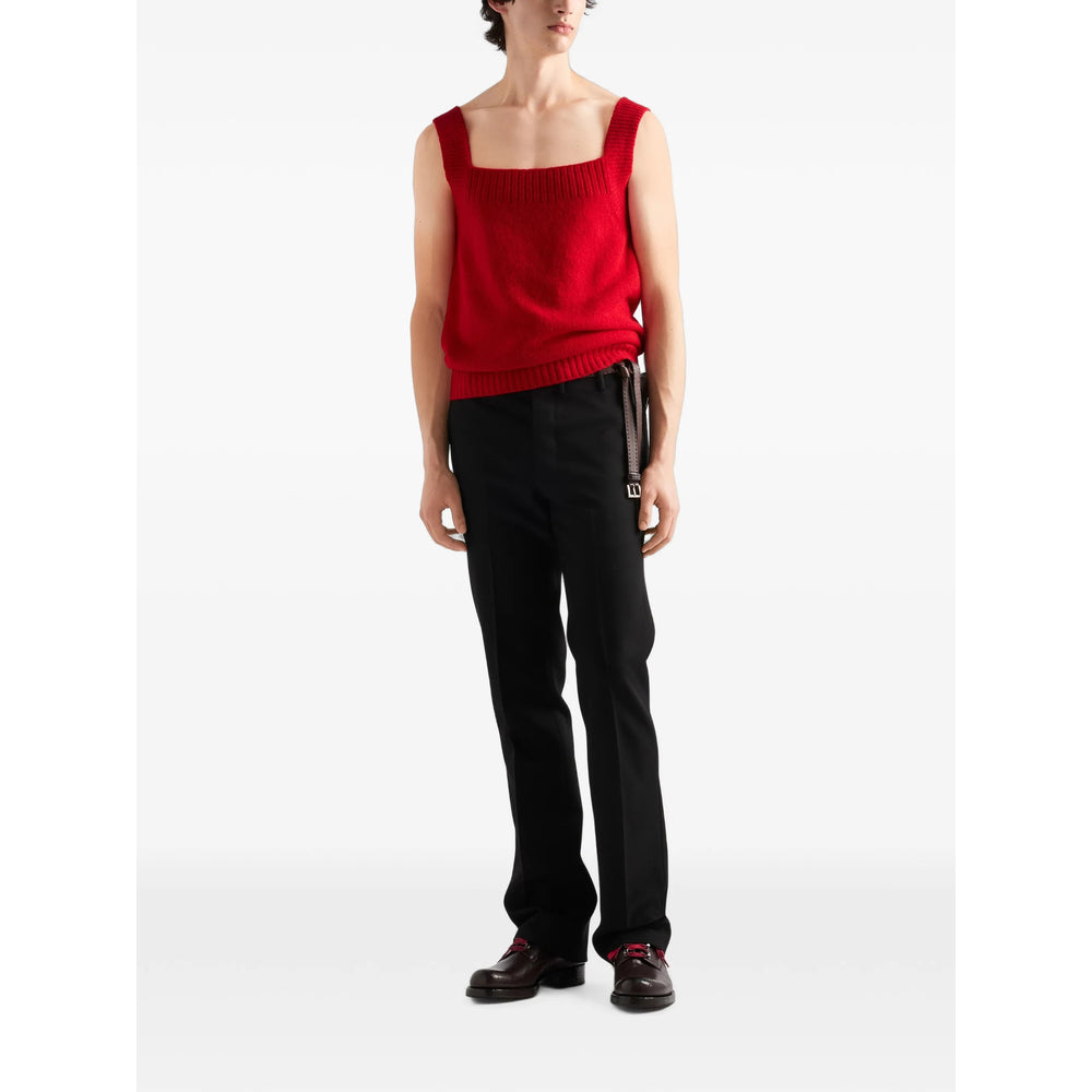 Prada Red T-Shirts & Vests - Vests & Tanks Men