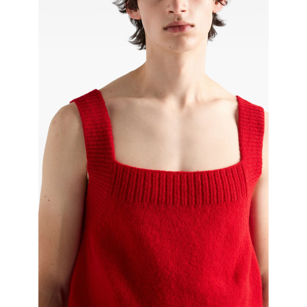 Prada Red T-Shirts & Vests - Vests & Tanks Men