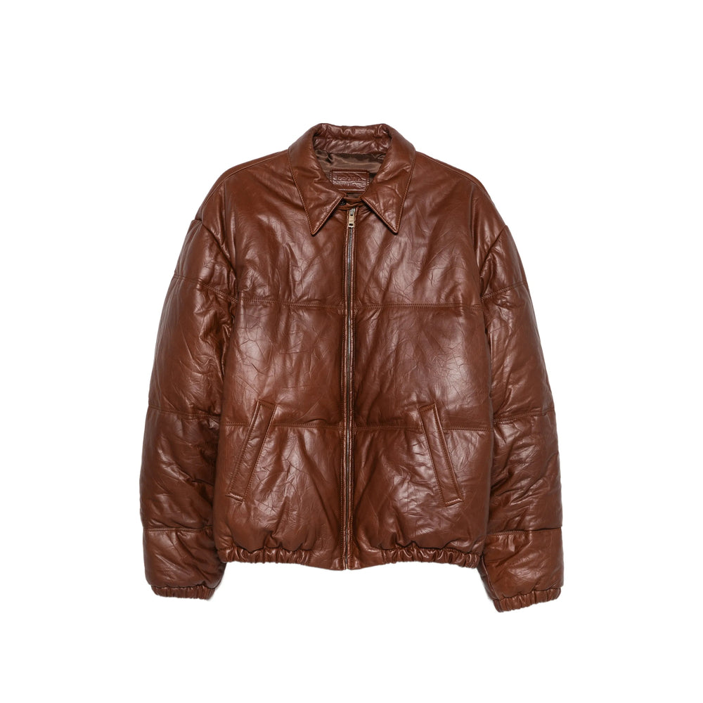 Prada Brown Jackets - Leather Jackets Men PRADA