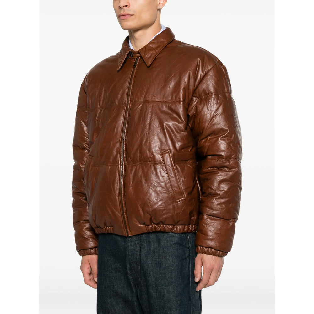 Prada Brown Jackets - Leather Jackets Men PRADA