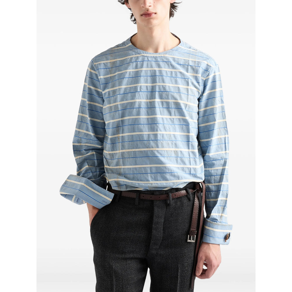 Prada Blue Shirts Men PRADA
