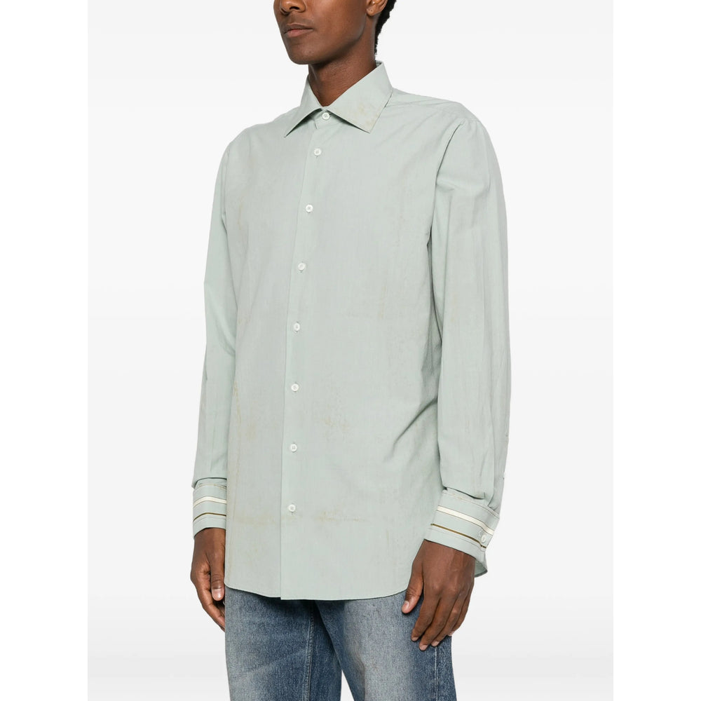 Prada Green Shirts Men PRADA