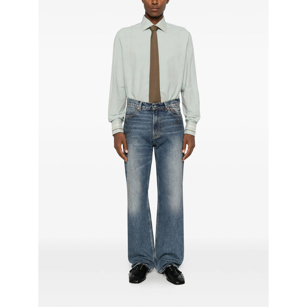 Prada Green Shirts Men PRADA