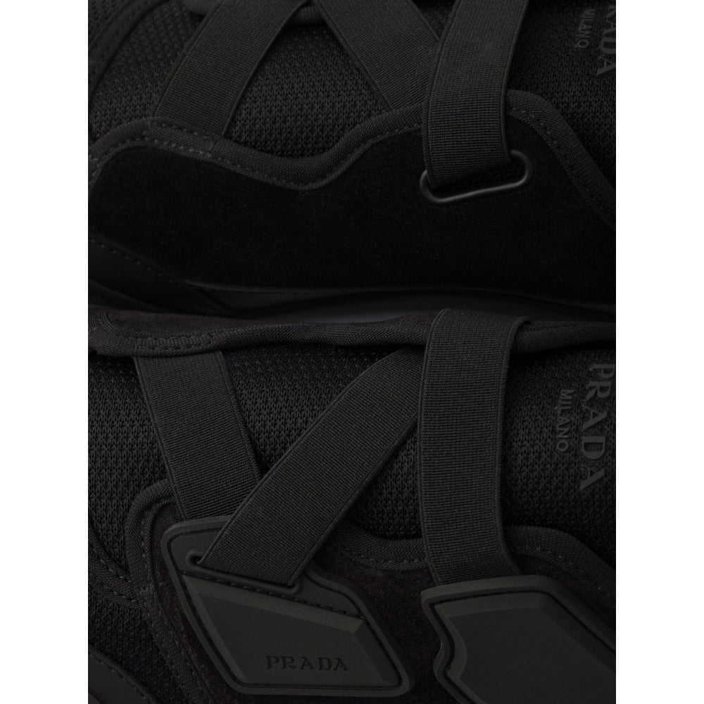 Prada Black Trainers - Low-Tops Men