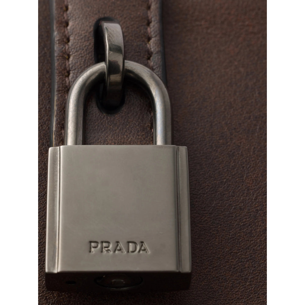 Prada Brown Clutch Bags Men PRADA