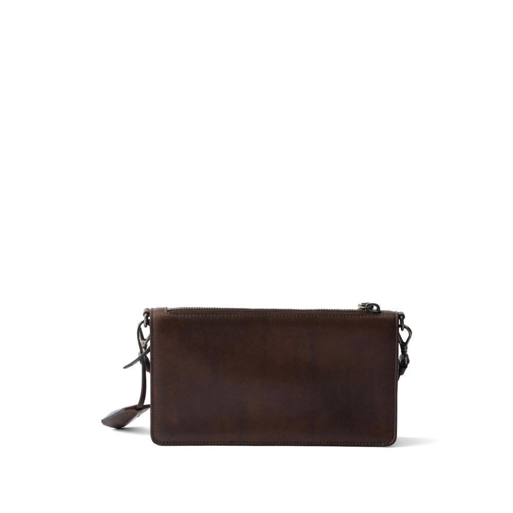 Prada Brown Clutch Bags Men PRADA