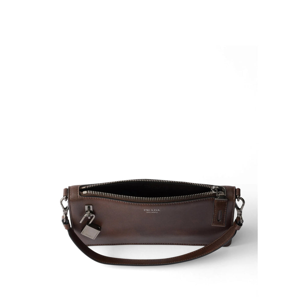 Prada Brown Clutch Bags Men PRADA
