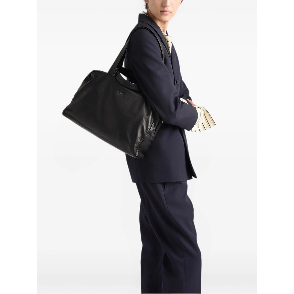Prada Black Laptop Bags & Briefcases Men PRADA