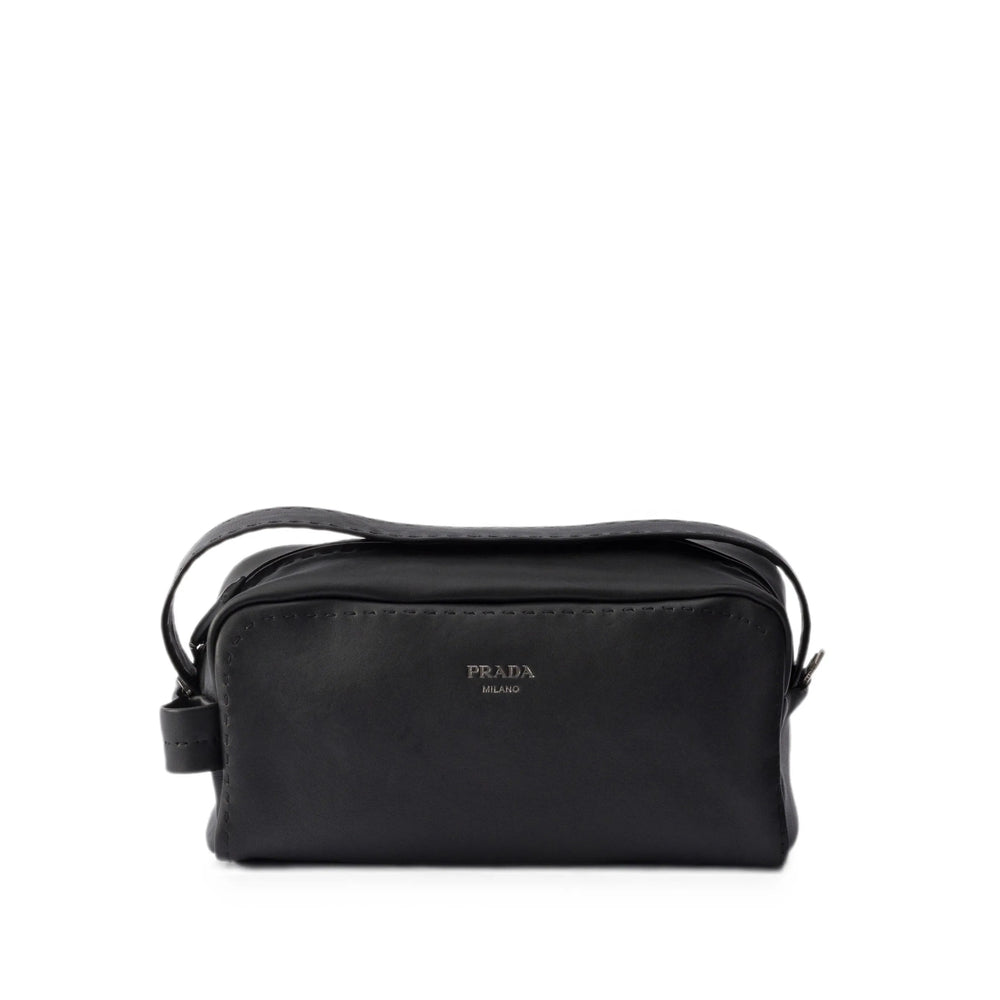 Prada Black Shoulder Bags Men PRADA
