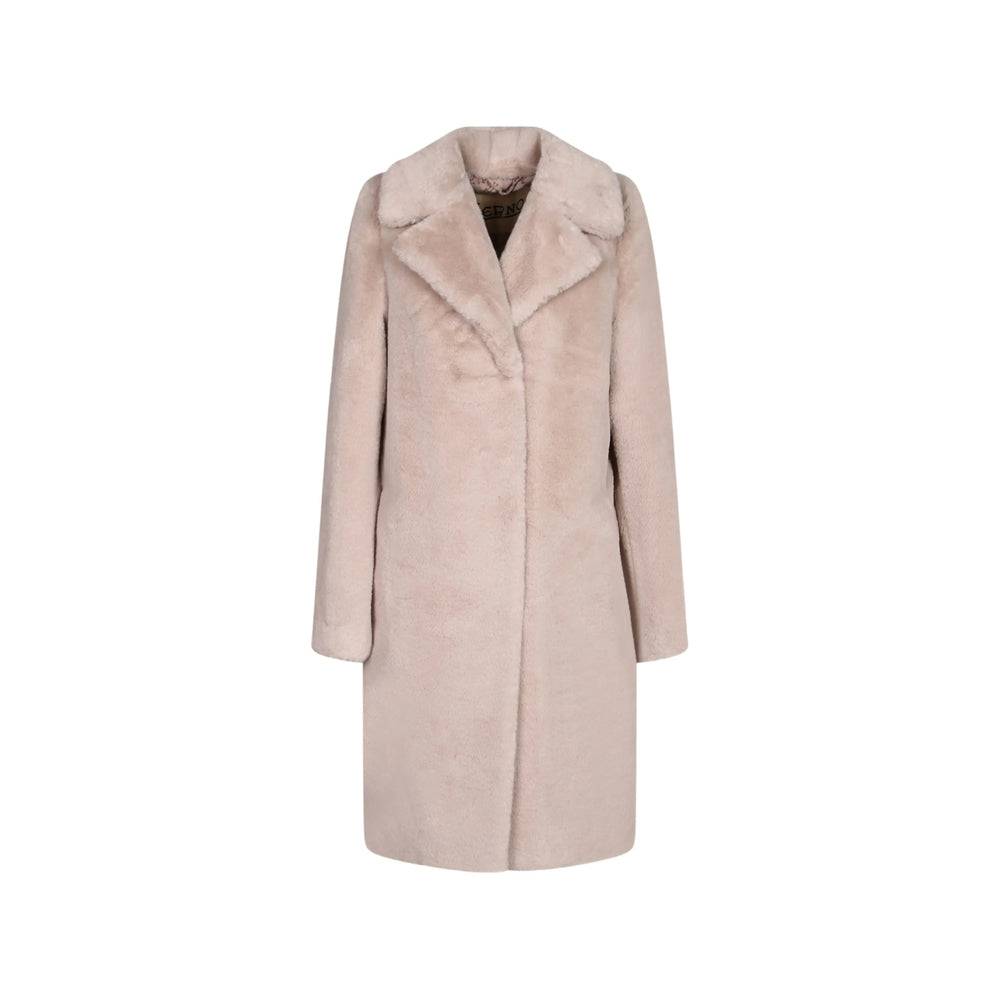 Herno Neutrals Coats - Faux Fur Coats Women HERNO