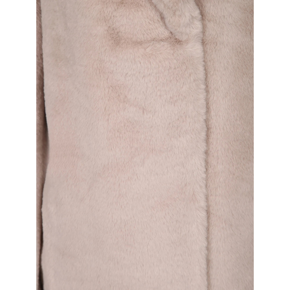 Herno Neutrals Coats - Faux Fur Coats Women HERNO