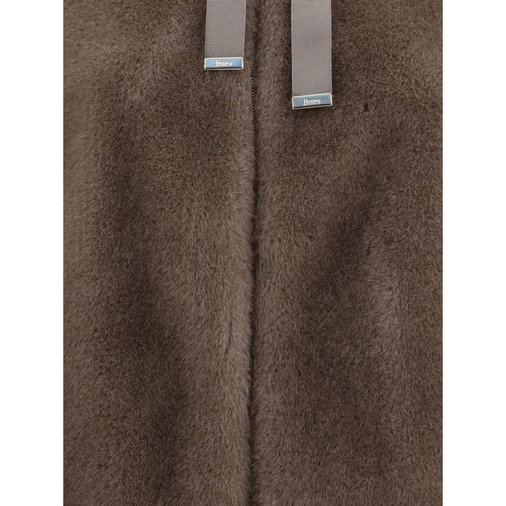 Herno Brown Jackets - Faux Fur & Shearling Jackets Women HERNO