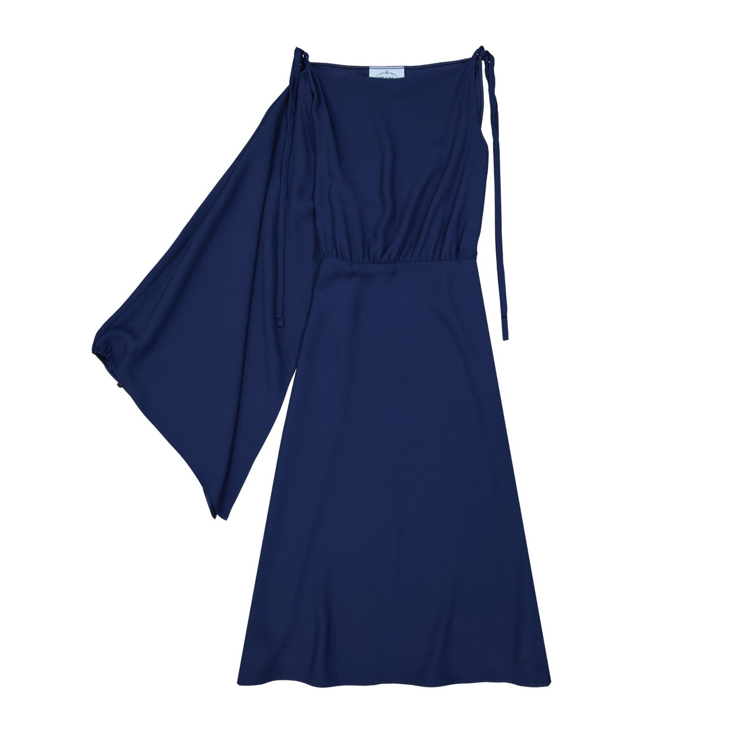 Prada Flared One Sleeve Midi Dress Women PRADA