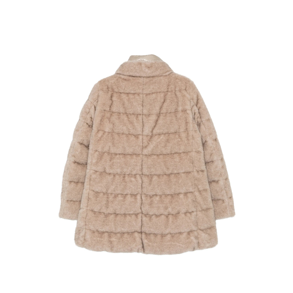 Herno Neutrals Coats - Faux Fur Coats Women HERNO