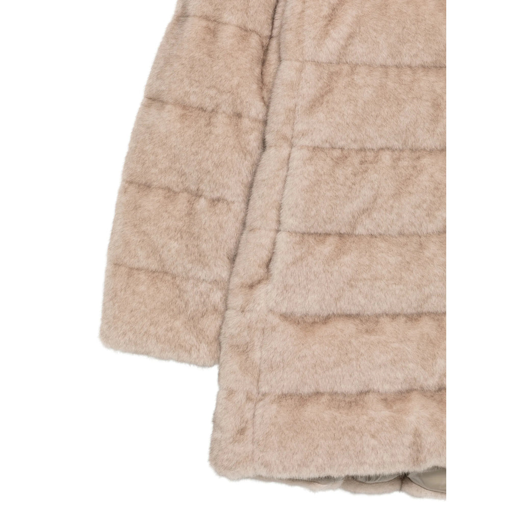 Herno Neutrals Coats - Faux Fur Coats Women HERNO