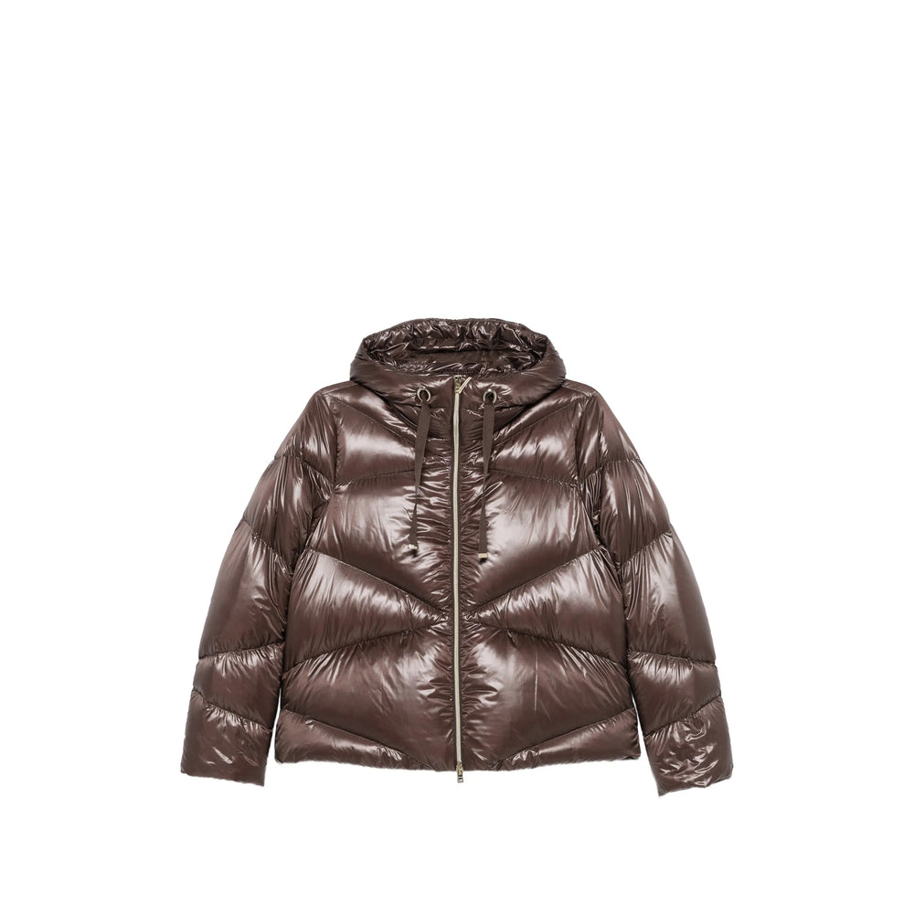 Herno Brown Jackets - Puffer Jackets Women HERNO