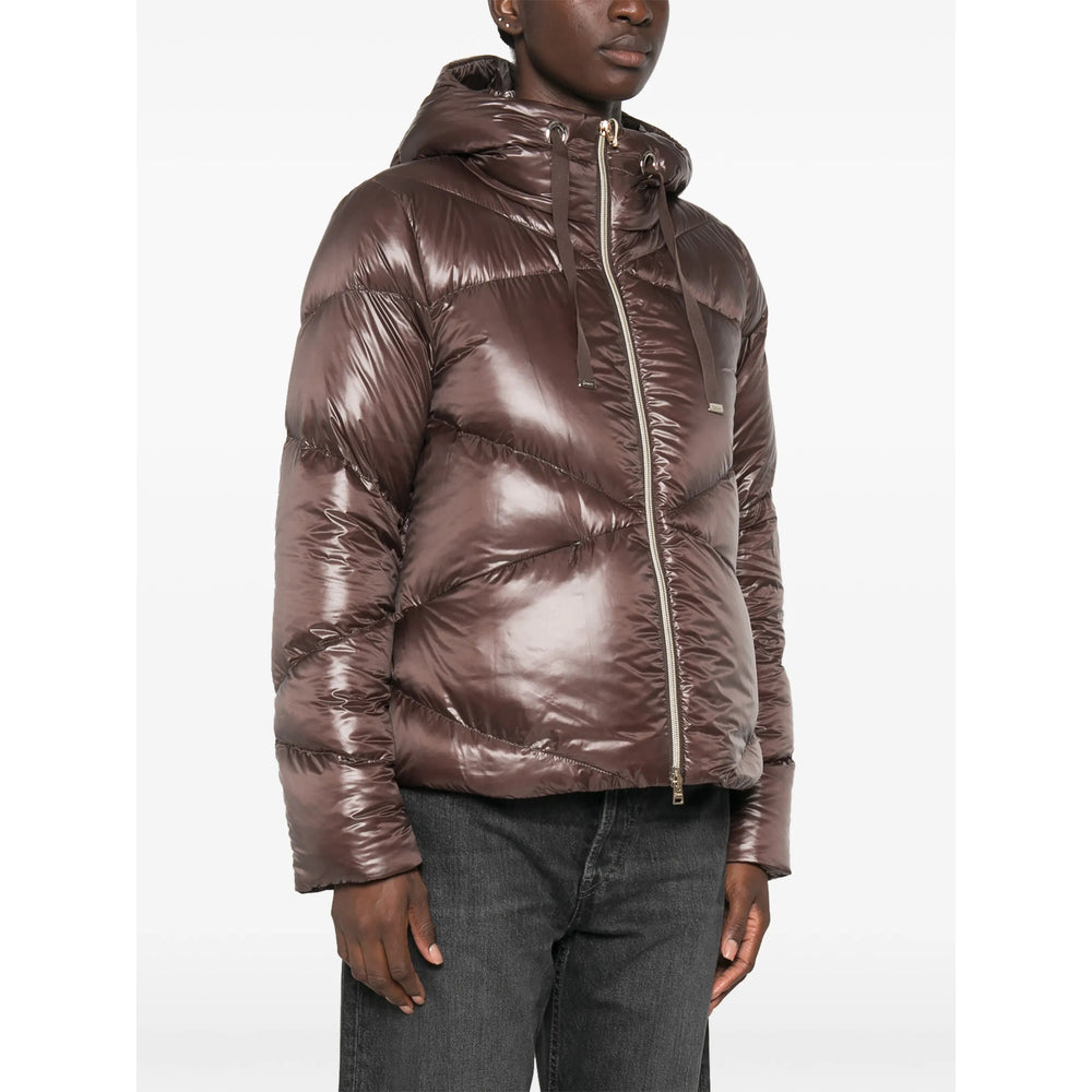 Herno Brown Jackets - Puffer Jackets Women HERNO