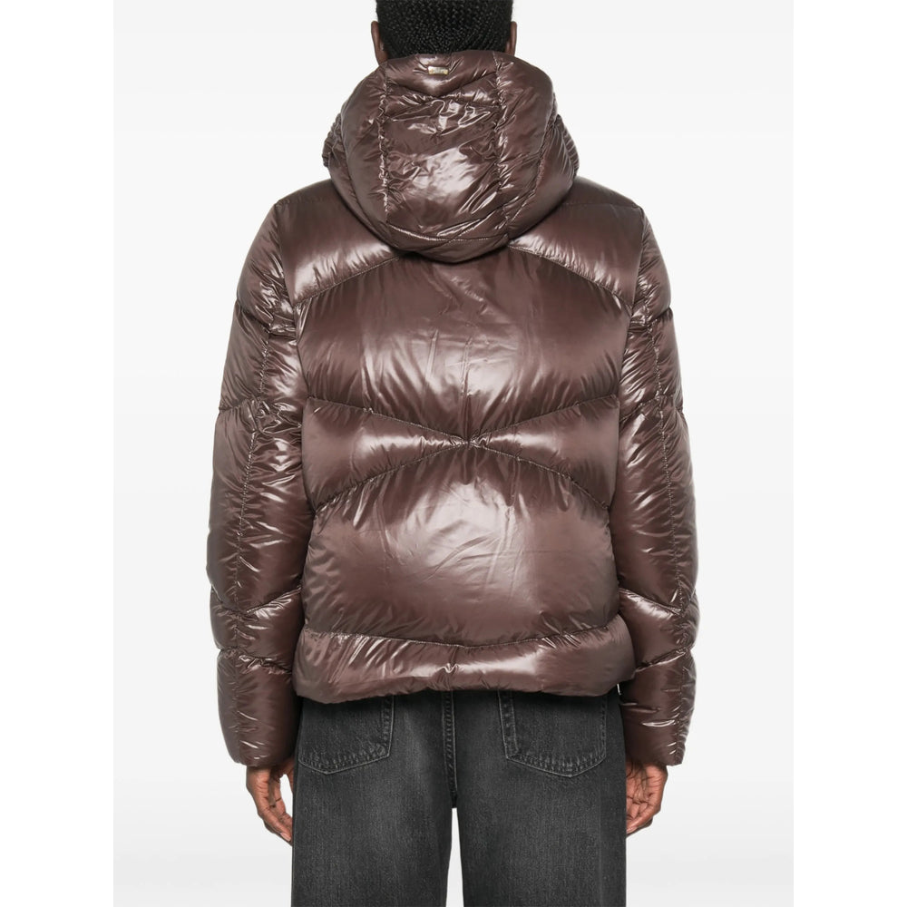 Herno Brown Jackets - Puffer Jackets Women HERNO