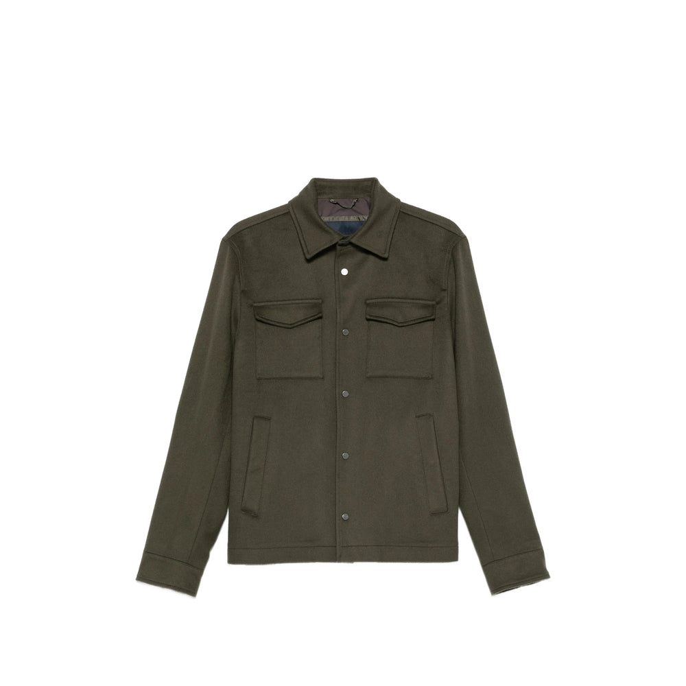 Herno Green Jackets - Shirt Jackets Men HERNO