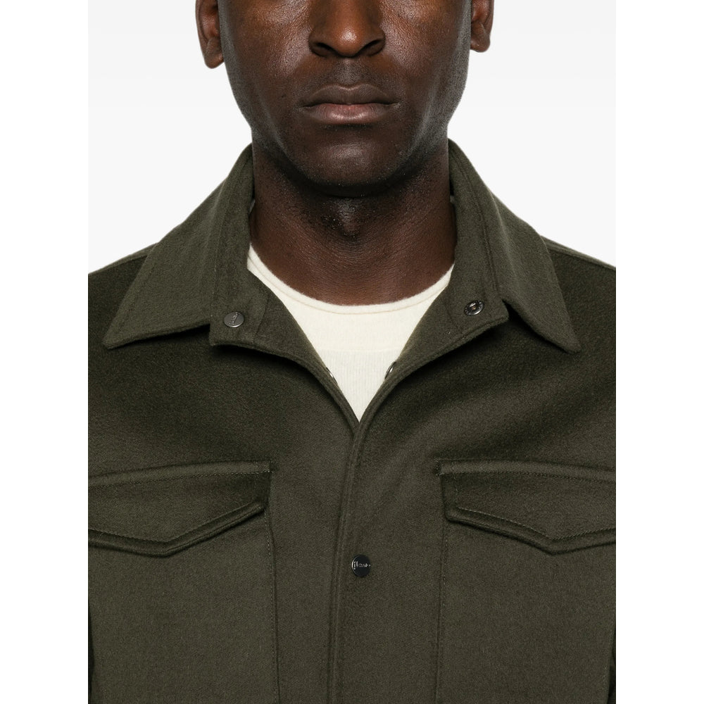 Herno Green Jackets - Shirt Jackets Men HERNO