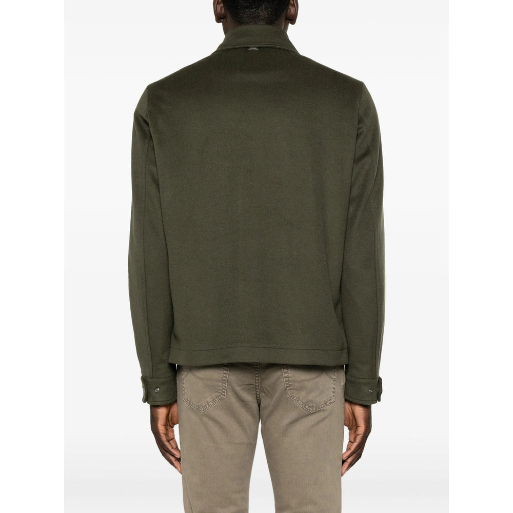 Herno Green Jackets - Shirt Jackets Men HERNO
